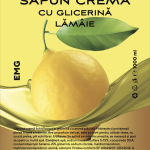 Săpun cremă cu glicerină, lămâie, 1000 ml